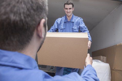 Mobile self storage container delivered in Kilburn street