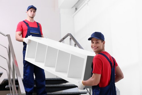 Local Kilburn moving and storage team handling a relocation