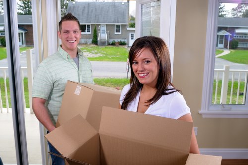 Moving day preparation with packing services in Kilburn