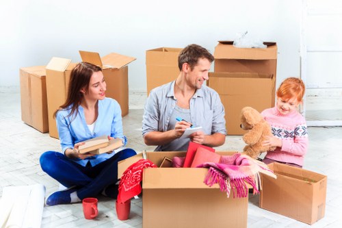 Charity donation and reuse partnership visual