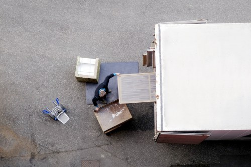 Man and van service vehicle in Kilburn street