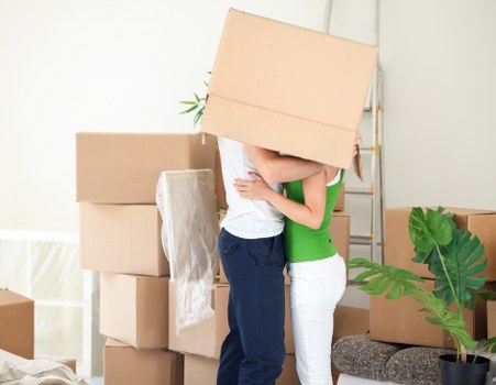 Packed moving van for a small removals job in Kilburn