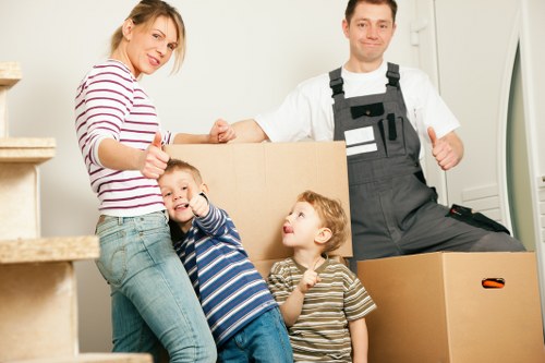 Confidential document storage area for businesses in Kilburn