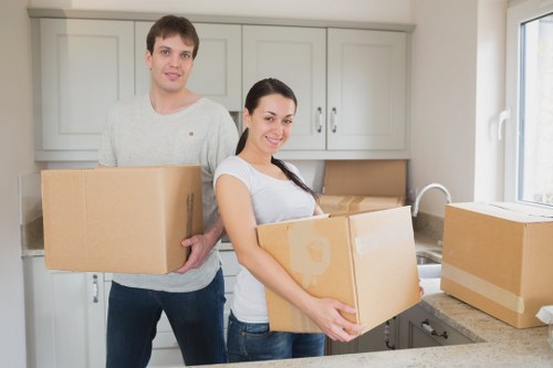 Household belongings safely stored in Kilburn self storage